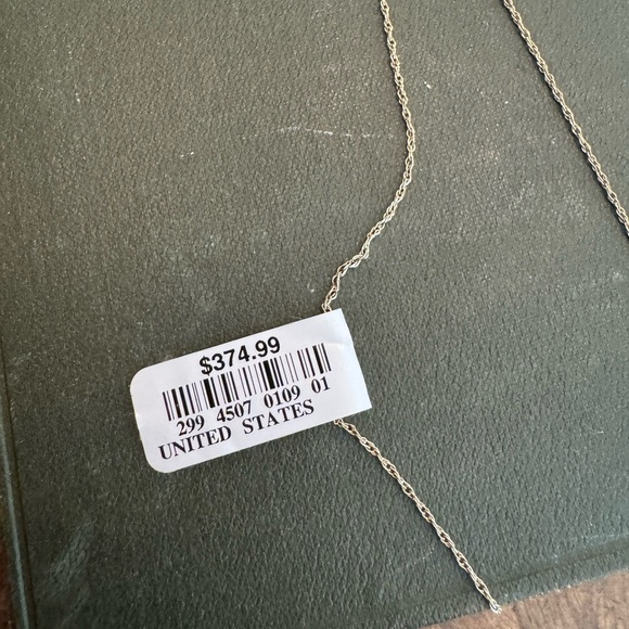 NWT Mother of Pearl 18in 925/14k Yellow Gold Bonded Pendant Necklace - Picture 7 of 14